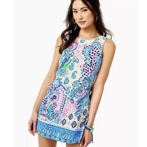 Lilly Pulitzer Donna Romper blue Macadamia Haute Cature Engineered Size 6